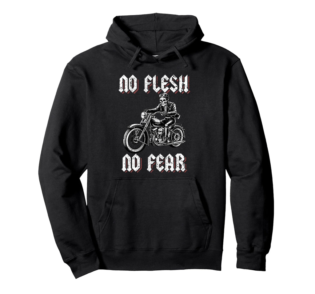 Skeleton Biker Motorcycle Dad No Hoodie - Aesthetic Graphic Men Women - T-Shirt, Sweatshirt, Hoodie