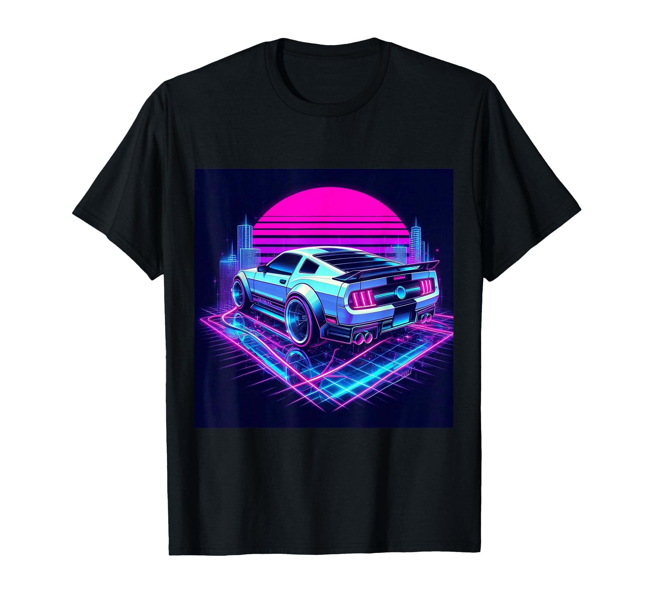 Synthwave Retrowave Outrun 80S T-Shirt - Casual Everyday Wear Unisex - T-Shirt, Sweatshirt, Hoodie