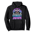 Street Panda Synthwave Retrowave Hoodie - Aesthetic Graphic Men Women - T-Shirt, Sweatshirt, Hoodie