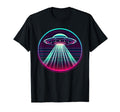 Spaceship 80S Synthwave Vaporwave T-Shirt - Fun Novelty Design Unisex - T-Shirt, Sweatshirt, Hoodie