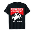 Mens Iowa Cowboy Country Horse Riding T-Shirt - Novelty Apparel Unisex - T-Shirt, Sweatshirt, Hoodie