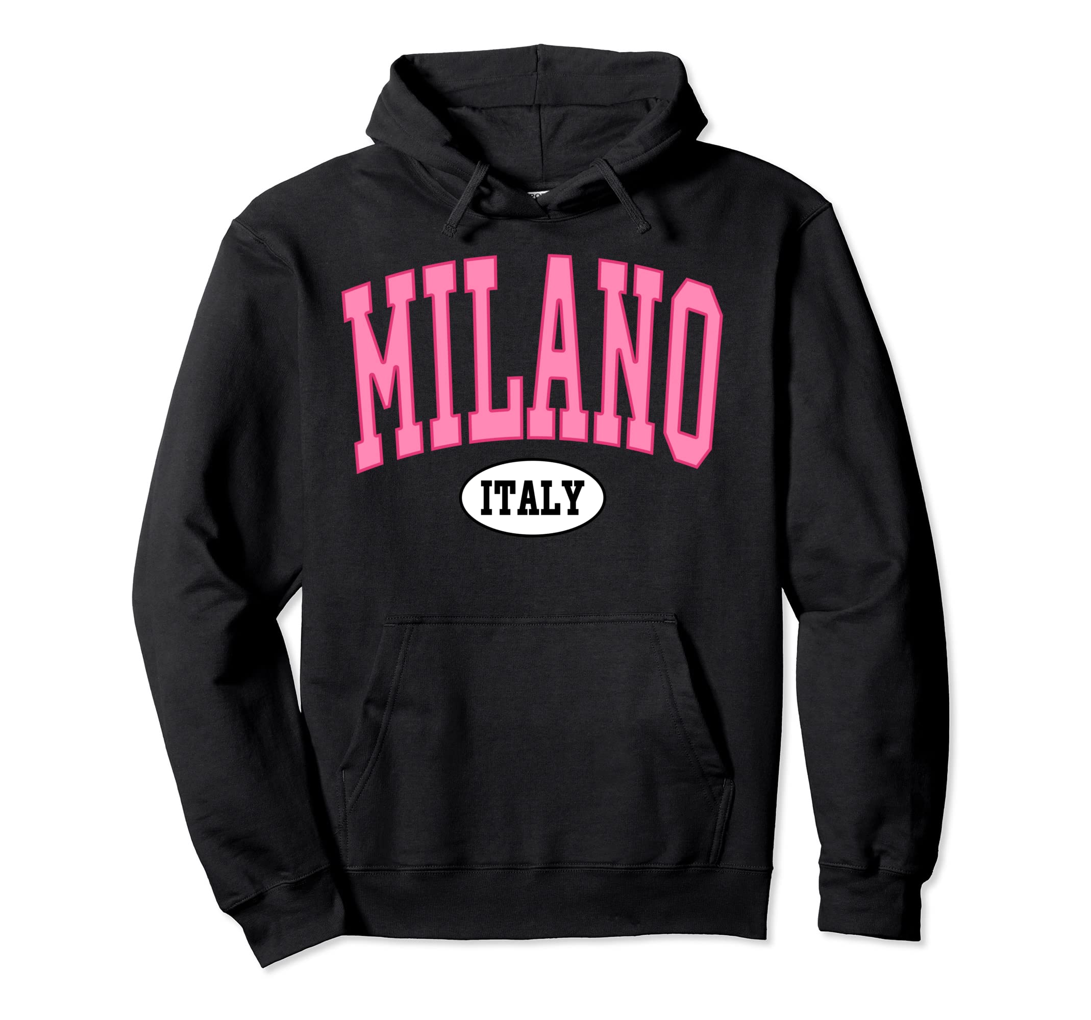 Milano Italy Varsity Hoodie - Minimalist Print Unisex - T-Shirt, Sweatshirt, Hoodie