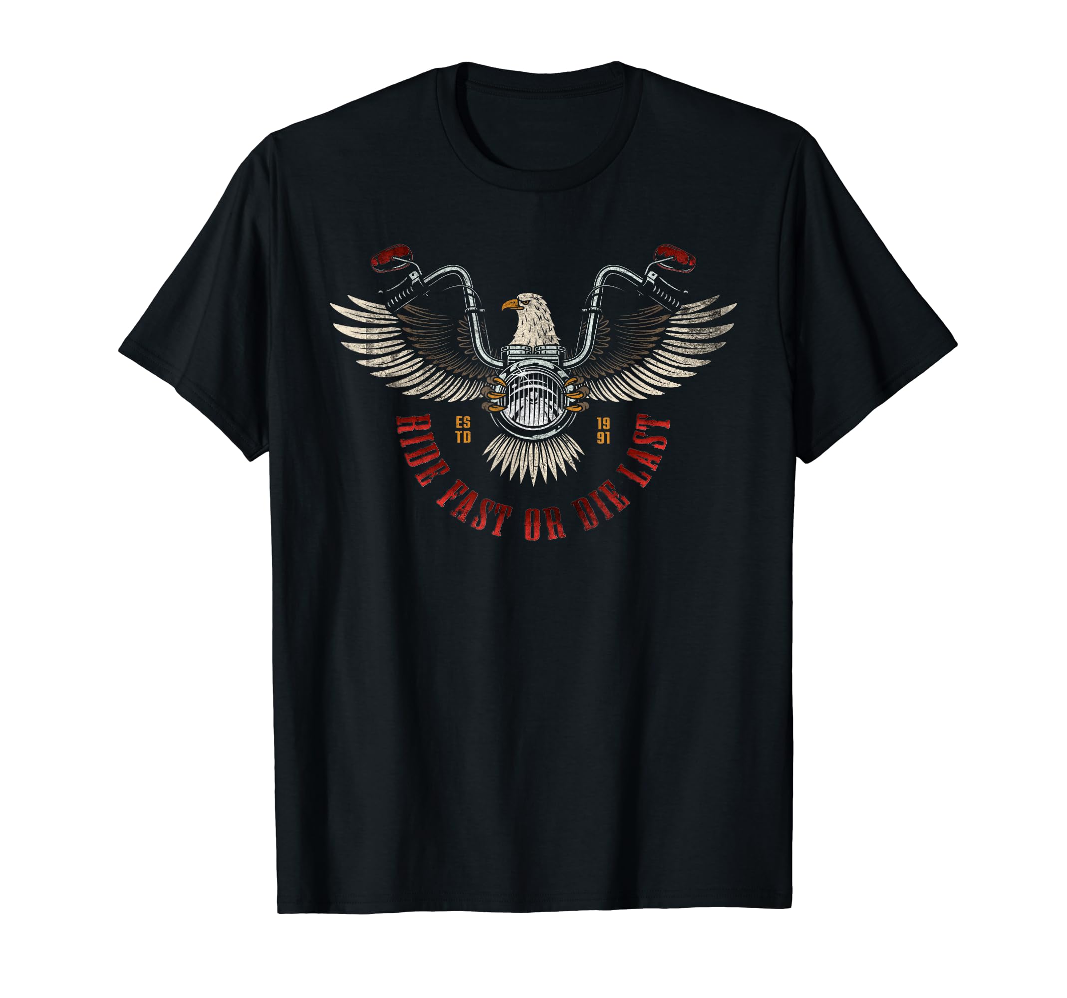 Proud Bikers American Motorcycle T-Shirt - Fun Novelty Design Unisex - T-Shirt, Sweatshirt, Hoodie