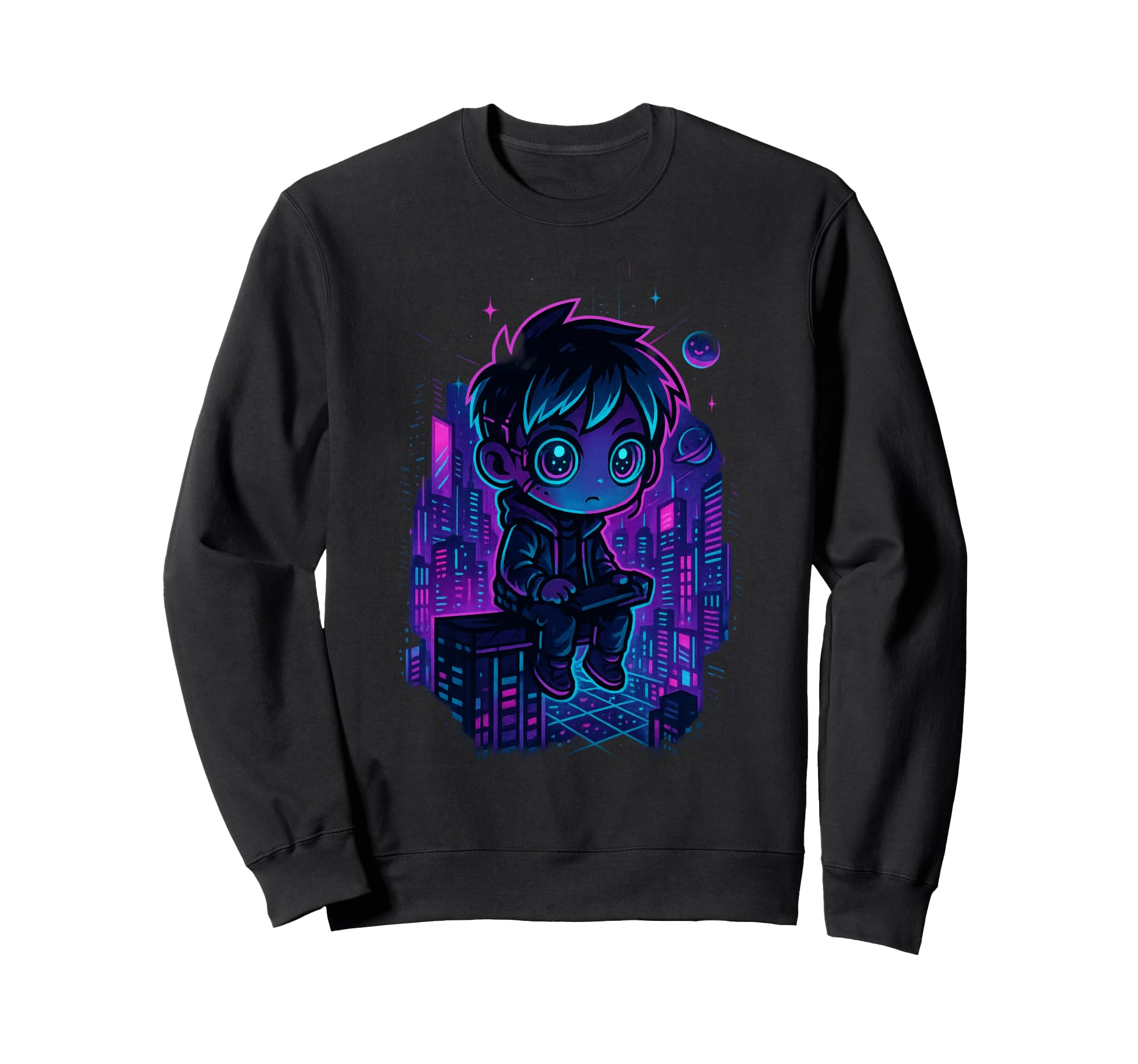80S Synthwave Sweatshirt - Unique Graphic Unisex - T-Shirt, Sweatshirt, Hoodie