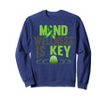 Mind Wellness Is Key Green Mental Sweatshirt - Novelty Apparel Unisex - T-Shirt, Sweatshirt, Hoodie