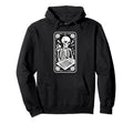 Inked Skeleton Tattoo Artist Tarot Card Hoodie - Graphic Print Men Women - T-Shirt, Sweatshirt, Hoodie