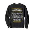 Aarons Garage Motorcycle Name Sweatshirt - Casual Everyday Wear Men Women - T-Shirt, Sweatshirt, Hoodie