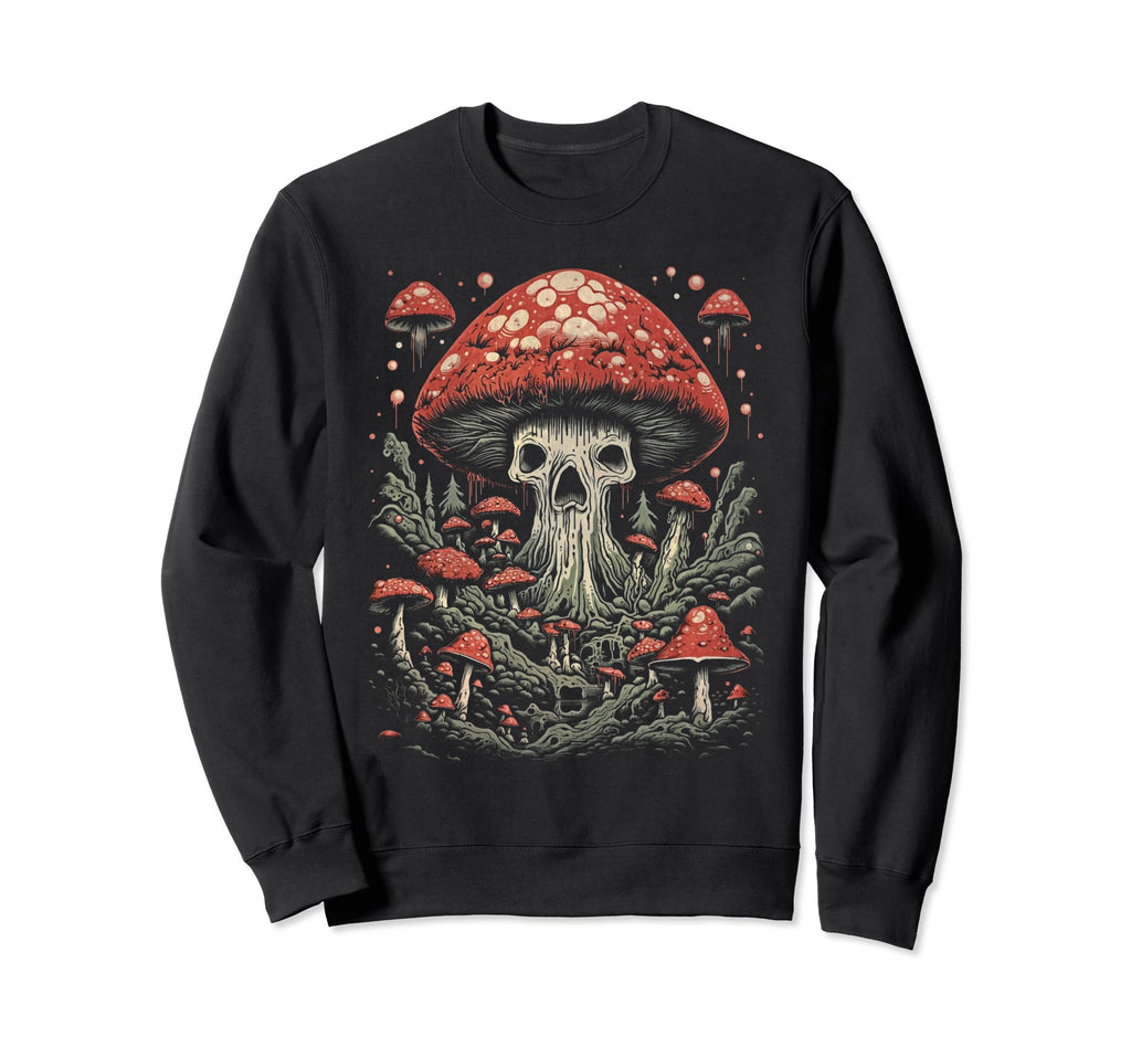 Mushroom 70S 80S Art 51 Sweatshirt - Casual Everyday Wear for Adults - T-Shirt, Sweatshirt, Hoodie