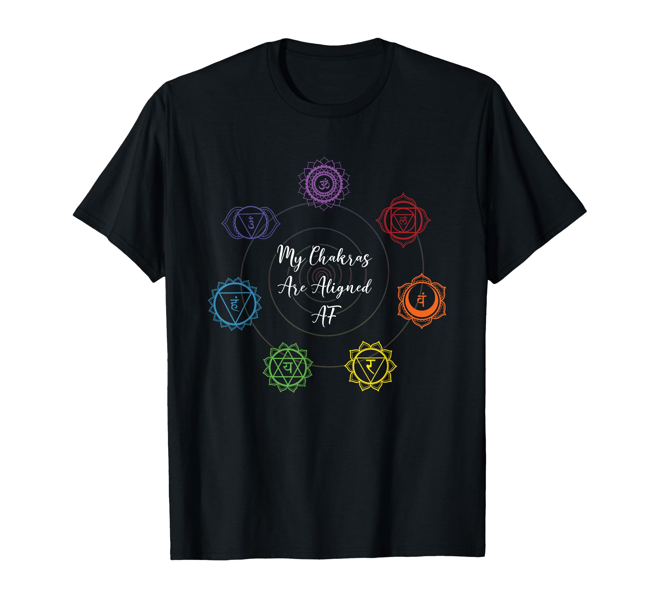 Chakra Alignment Reiki Crystals And T-Shirt - Aesthetic Graphic Men Women - T-Shirt, Sweatshirt, Hoodie