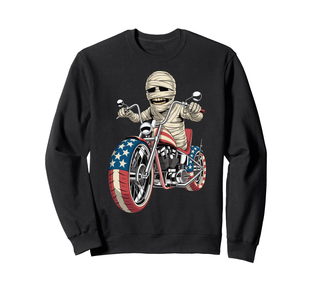 Chopper Mummy Sweatshirt - Unique Graphic Unisex - T-Shirt, Sweatshirt, Hoodie