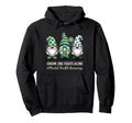 Gnome One Fights Alone Mental Hoodie - Casual Everyday Wear Men Women - T-Shirt, Sweatshirt, Hoodie