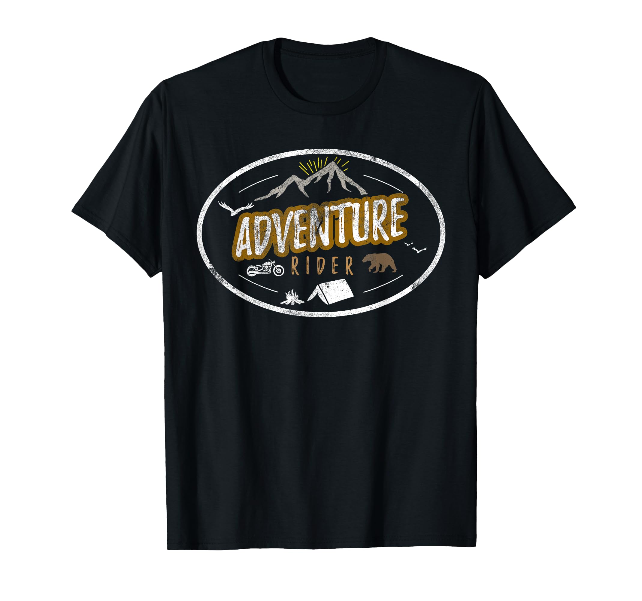 Adventure Rider Motorcycle Dirtbike T-Shirt - Graphic Print Unisex - T-Shirt, Sweatshirt, Hoodie
