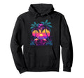 90S Vaporwave Aesthetic Palm Trees 80S Hoodie - Aesthetic Graphic Unisex - T-Shirt, Sweatshirt, Hoodie