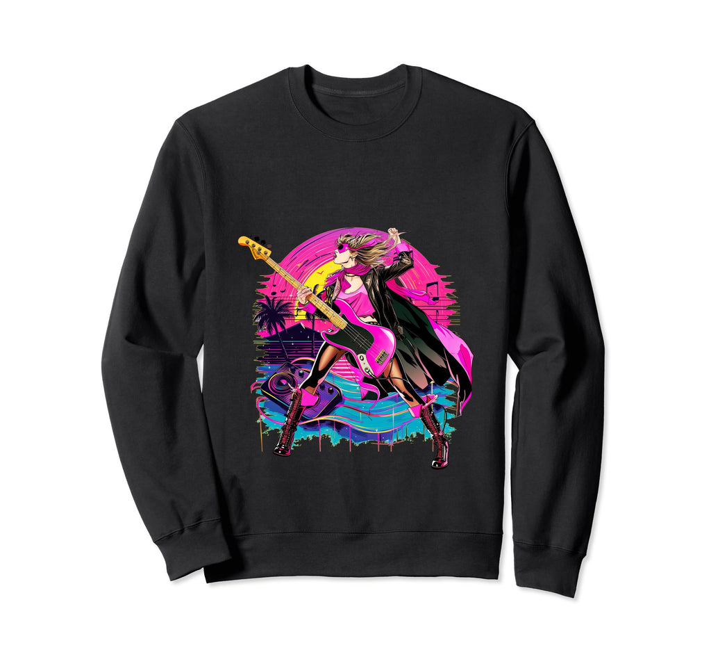 80S 90S Streetwear Rock Super Hero Sweatshirt - Custom Art Print Men Women - T-Shirt, Sweatshirt, Hoodie