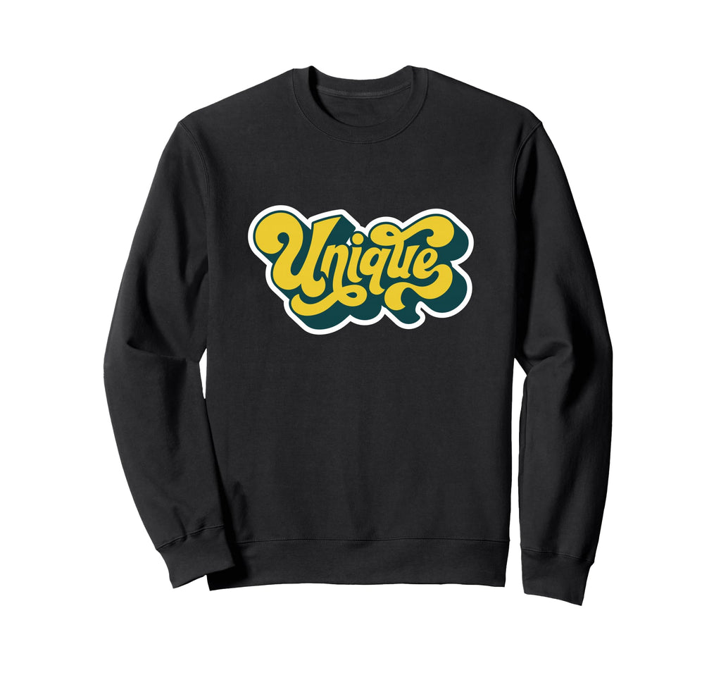 Unique Script Typography Sweatshirt - Trendy Graphic for Adults - T-Shirt, Sweatshirt, Hoodie