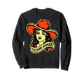 Yeehaw Hombre Cowgirl Tattoo Sweatshirt - Unique Graphic for Adults - T-Shirt, Sweatshirt, Hoodie