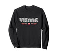 Vienna Austria 70S 80S Type Flag Sweatshirt - Fun Novelty Design Unisex - T-Shirt, Sweatshirt, Hoodie