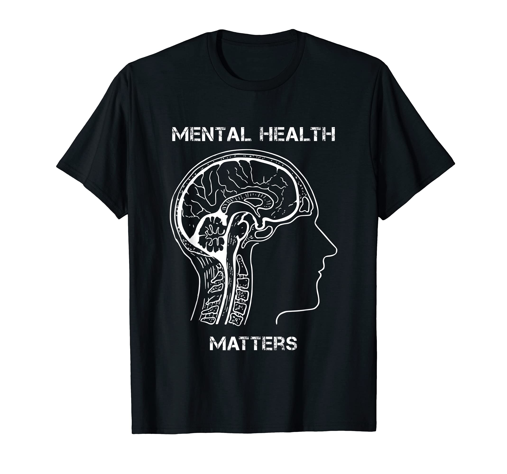Mental Health Matters Mind Your Mental T-Shirt - Minimalist Print Unisex - T-Shirt, Sweatshirt, Hoodie