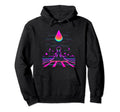 Synthwave Alien Buddha Cyberpunk 80S Hoodie - Novelty Apparel Men Women - T-Shirt, Sweatshirt, Hoodie