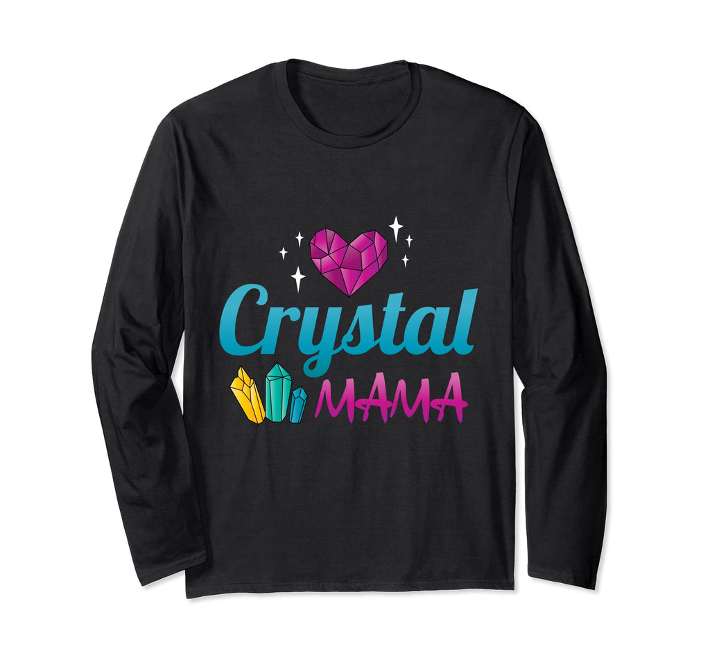 Crystal Mama Healing Meditation Chakra T-Shirt - Novelty Apparel Unisex - T-Shirt, Sweatshirt, Hoodie