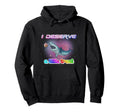 Funny Self Care Shark Cupcake Hoodie - Casual Everyday Wear for Adults - T-Shirt, Sweatshirt, Hoodie