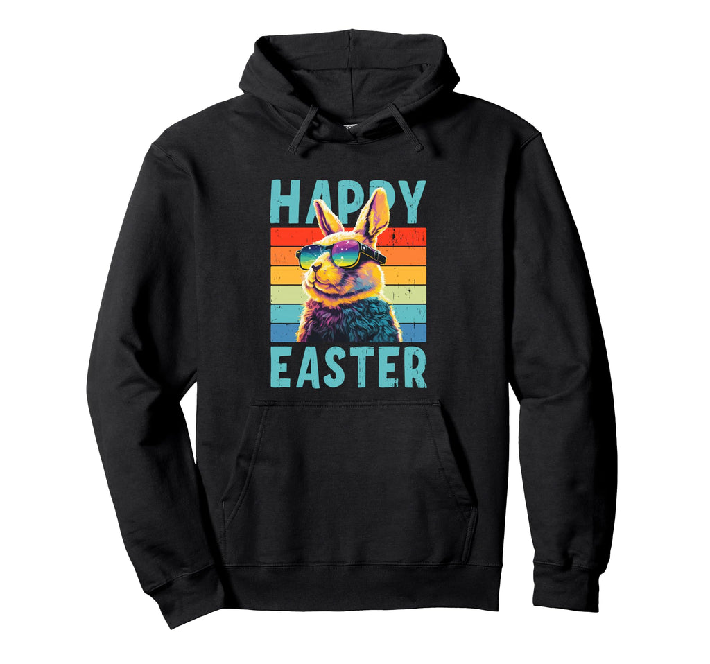 Happy Easter Bunny Hoodie - Aesthetic Graphic Men Women - T-Shirt, Sweatshirt, Hoodie