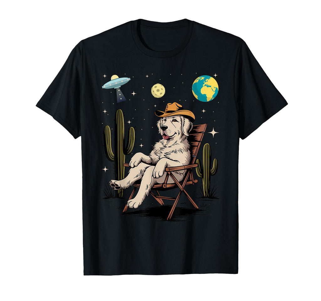 Howdy Golden Retriever Western T-Shirt - Casual Everyday Wear Men Women - T-Shirt, Sweatshirt, Hoodie