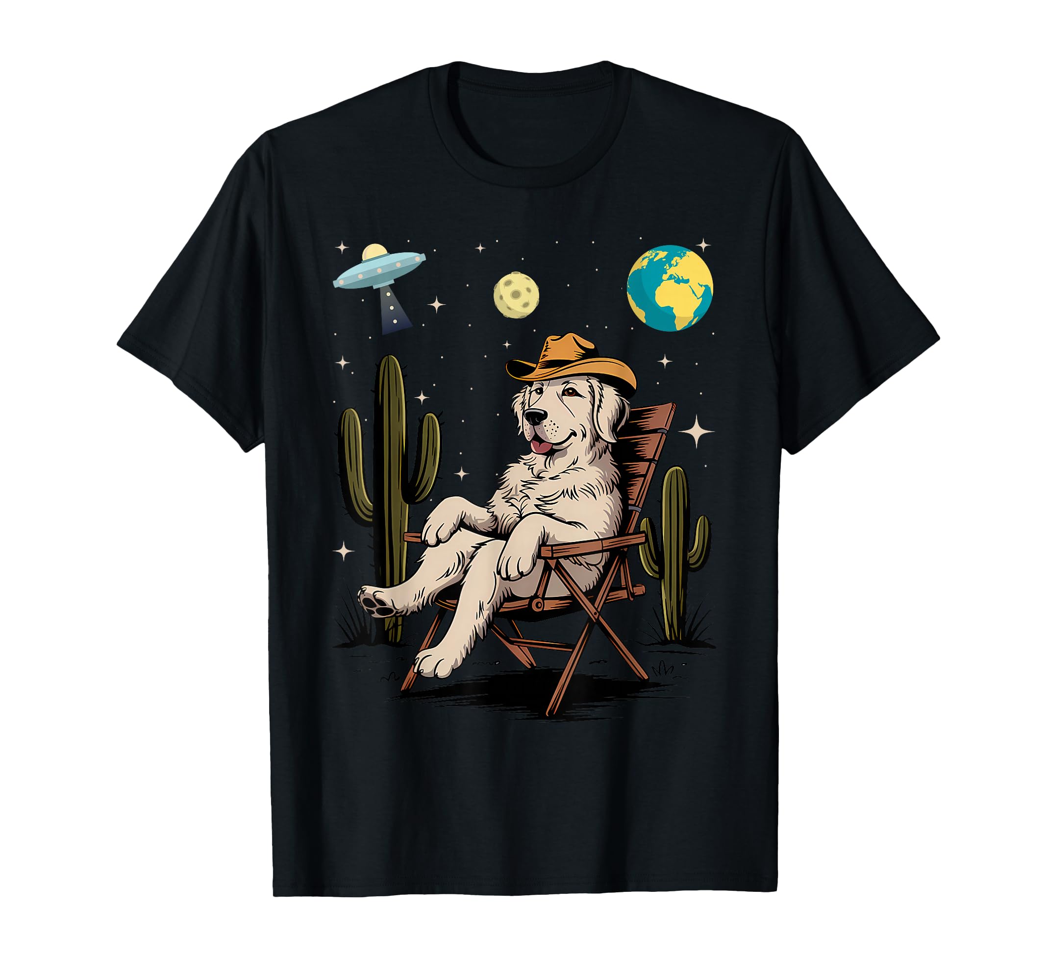 Howdy Golden Retriever Western T-Shirt - Casual Everyday Wear Men Women - T-Shirt, Sweatshirt, Hoodie