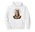 Yoga Meditation Lotus Pose Cat Namaste Hoodie - Unique Graphic for Adults - T-Shirt, Sweatshirt, Hoodie