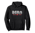 Bern Switzerland 70S 80S Type Hoodie - Fun Novelty Design for Adults - T-Shirt, Sweatshirt, Hoodie
