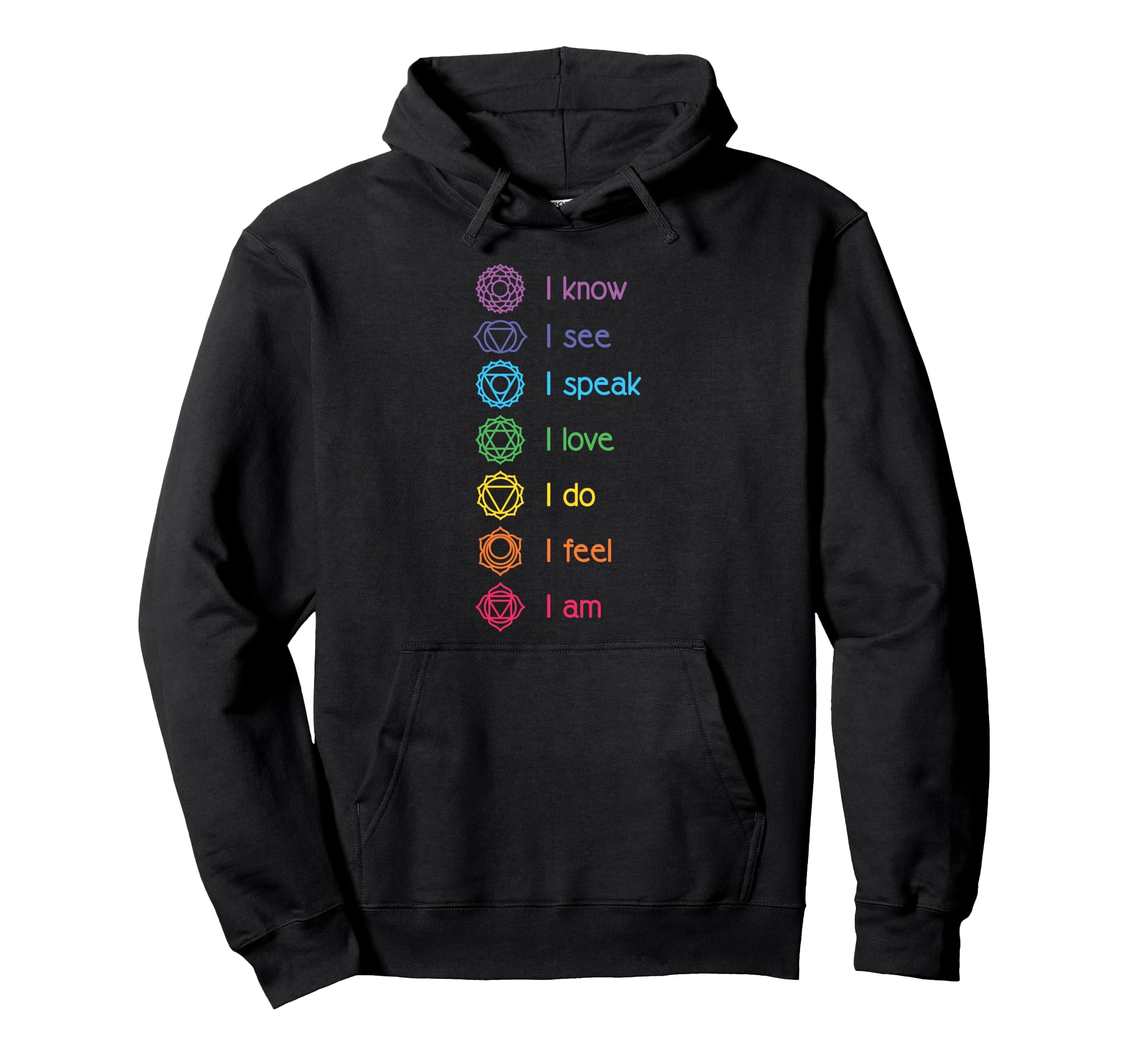 Chakra Alignment Yoga Meditation Hoodie - Streetwear Style for Adults - T-Shirt, Sweatshirt, Hoodie