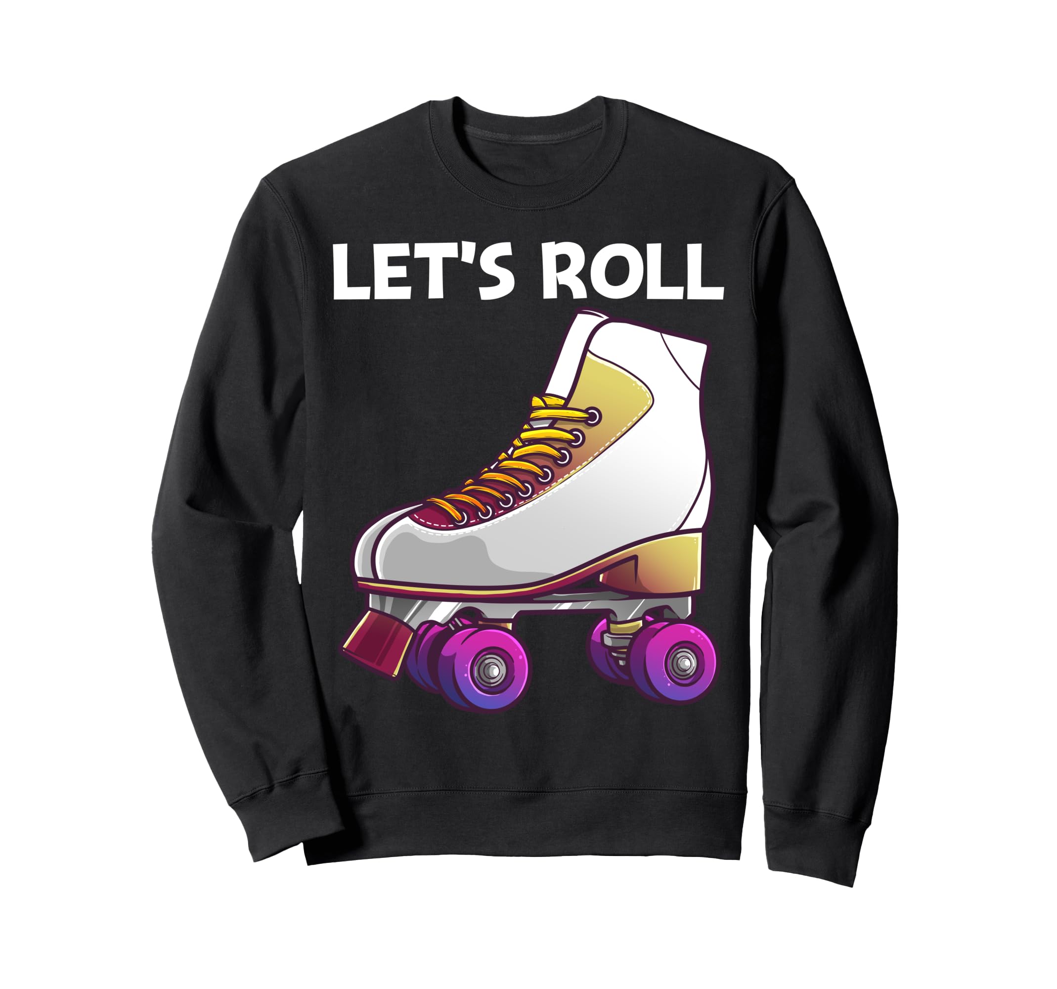 Roller Skating Roller Skater Skate Sweatshirt - Custom Art Print Unisex - T-Shirt, Sweatshirt, Hoodie