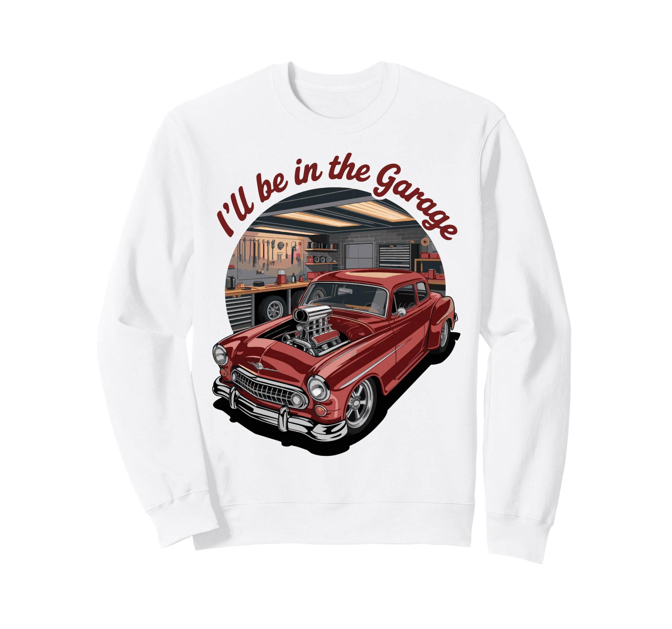 Cars Automobile Car Show Mechanics Sweatshirt - Trendy Graphic Unisex - T-Shirt, Sweatshirt, Hoodie