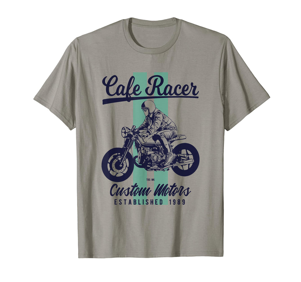 Cafe Racer Custom Motors Est 1989 T-Shirt - Minimalist Print Unisex - T-Shirt, Sweatshirt, Hoodie