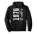 Born 1976 Motorcycle 50Th Birthday Hoodie - Casual Everyday Wear for Adults - T-Shirt, Sweatshirt, Hoodie