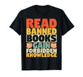 Funny Read Banned Books Typography Book T-Shirt - Novelty Apparel Unisex - T-Shirt, Sweatshirt, Hoodie