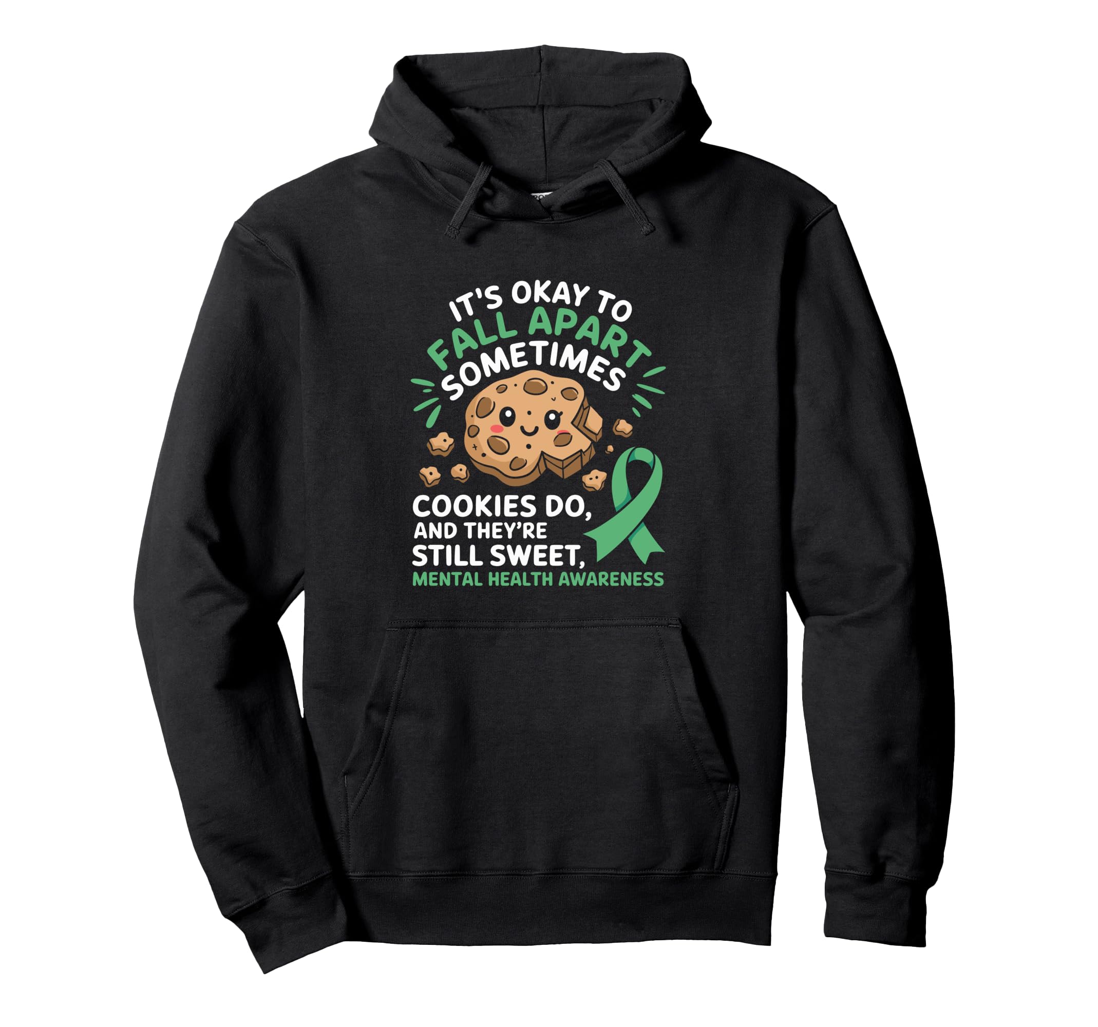 Its Okay To Fall Apart Mental Health Hoodie - Custom Art Print for Adults - T-Shirt, Sweatshirt, Hoodie