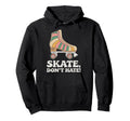 Colorful Roller Skate Hoodie - Novelty Apparel Men Women - T-Shirt, Sweatshirt, Hoodie