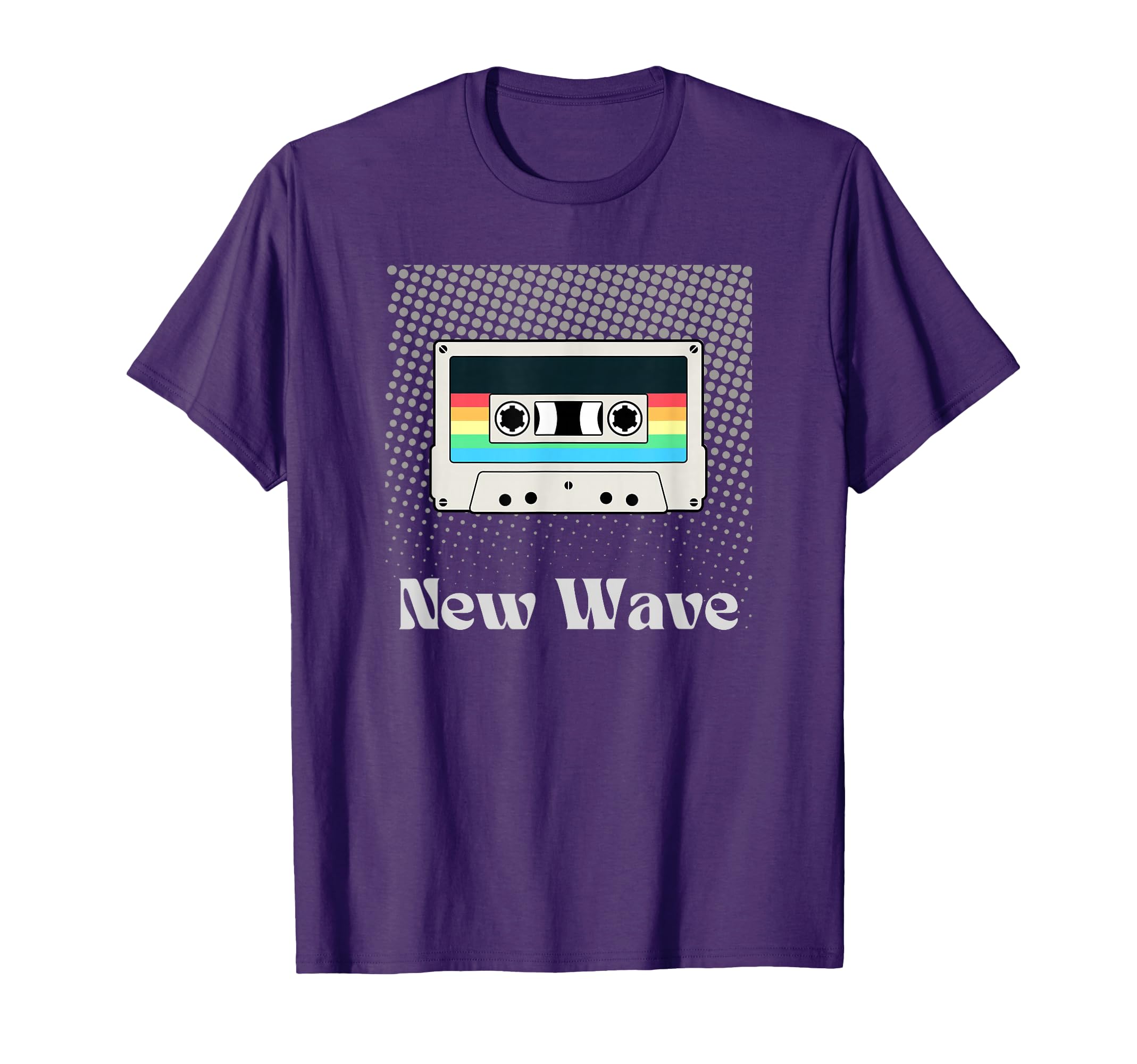 New Wave Music Cassette Tape 80S T-Shirt - Minimalist Print for Adults - T-Shirt, Sweatshirt, Hoodie