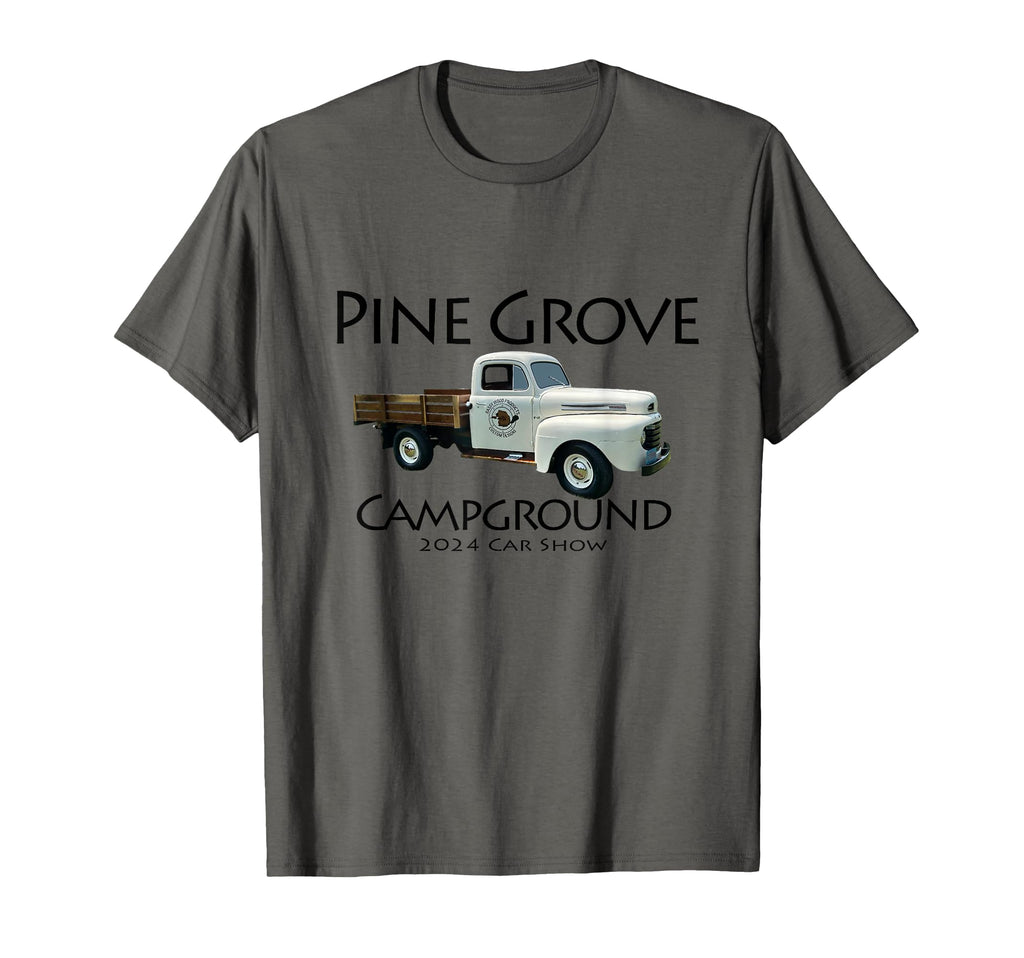 Pine Grove Car Show Weekend Black T-Shirt - Fun Novelty Design Men Women - T-Shirt, Sweatshirt, Hoodie