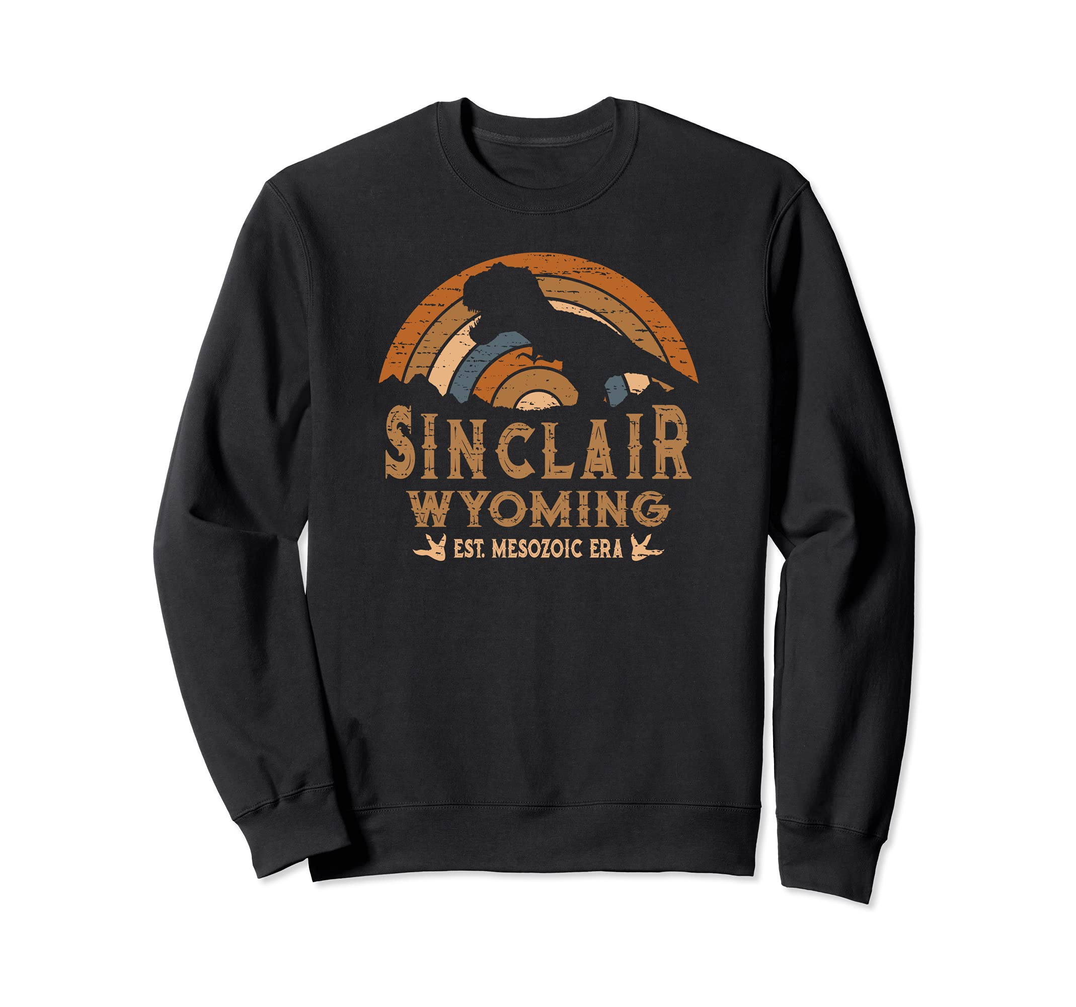 Sinclair Wyoming Wy Dino Dinosaur Sweatshirt - Novelty Apparel Unisex - T-Shirt, Sweatshirt, Hoodie