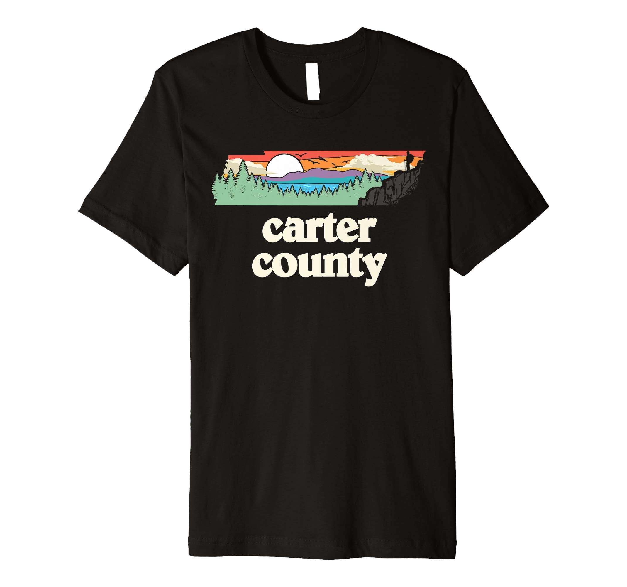 Carter County Tennessee Outdoors T-Shirt - Casual Everyday Wear for Adults - T-Shirt, Sweatshirt, Hoodie