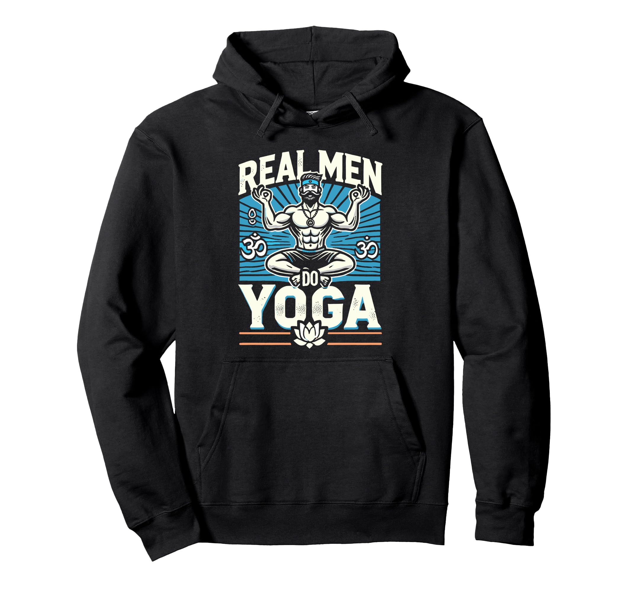 Funny Yoga Position Phrase Male Yogi Hoodie - Unique Graphic Men Women - T-Shirt, Sweatshirt, Hoodie