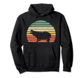 Hippopotamus Sunset Hippo Hoodie - Fun Novelty Design for Adults - T-Shirt, Sweatshirt, Hoodie