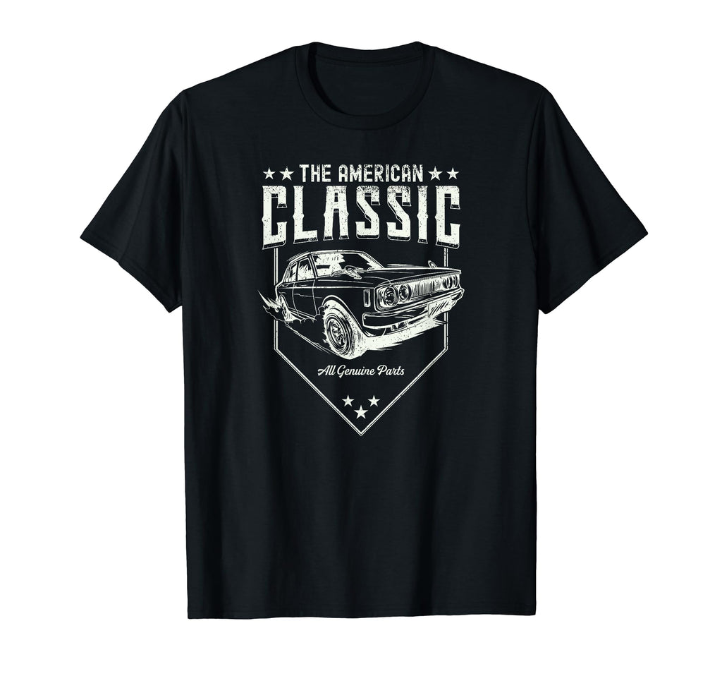 American Car Car T-Shirt - Fun Novelty Design Men Women - T-Shirt, Sweatshirt, Hoodie
