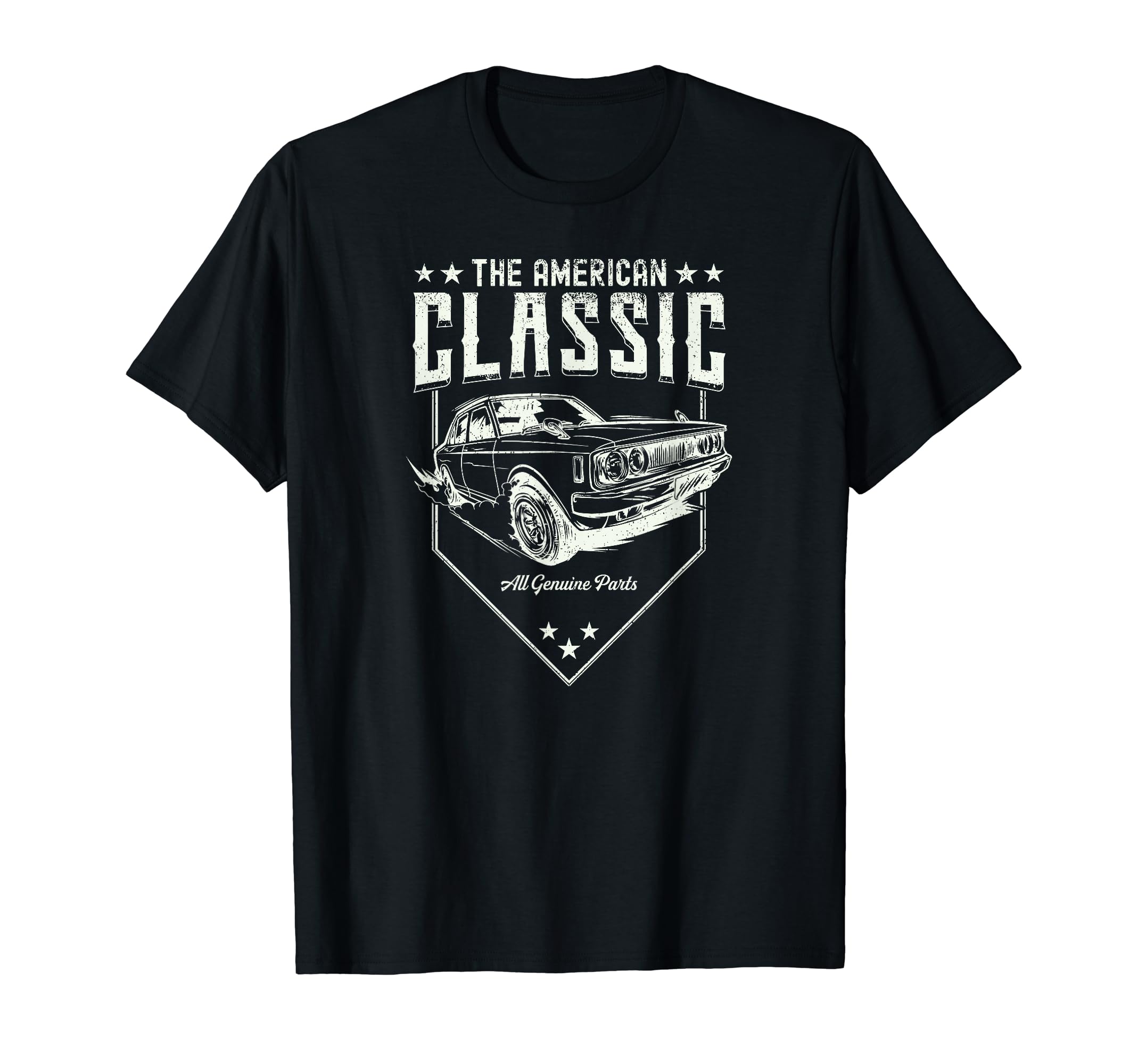 American Car Car T-Shirt - Fun Novelty Design Men Women - T-Shirt, Sweatshirt, Hoodie