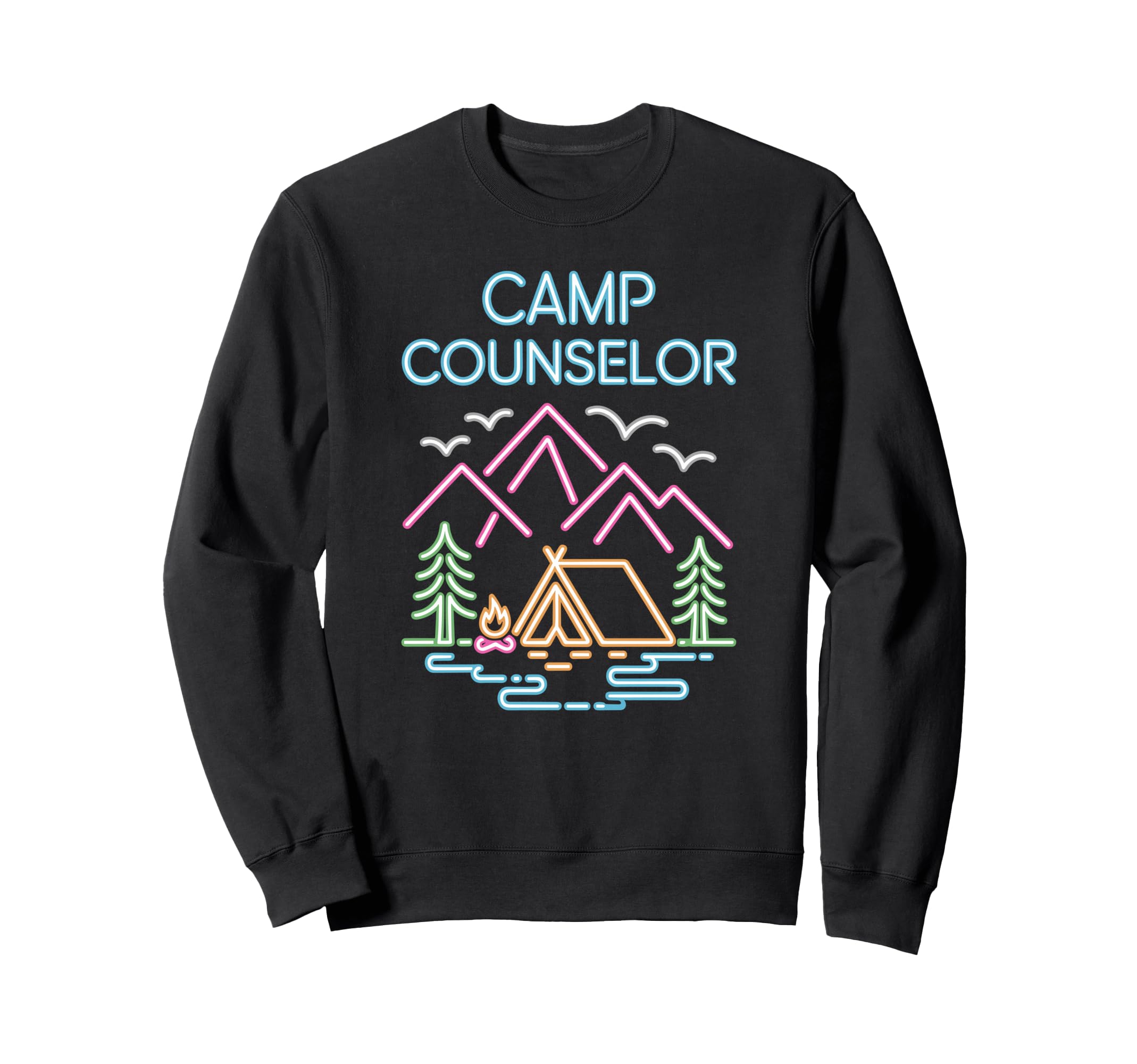 Fun Camp Counselor Wilderness Sweatshirt - Unique Graphic for Adults - T-Shirt, Sweatshirt, Hoodie
