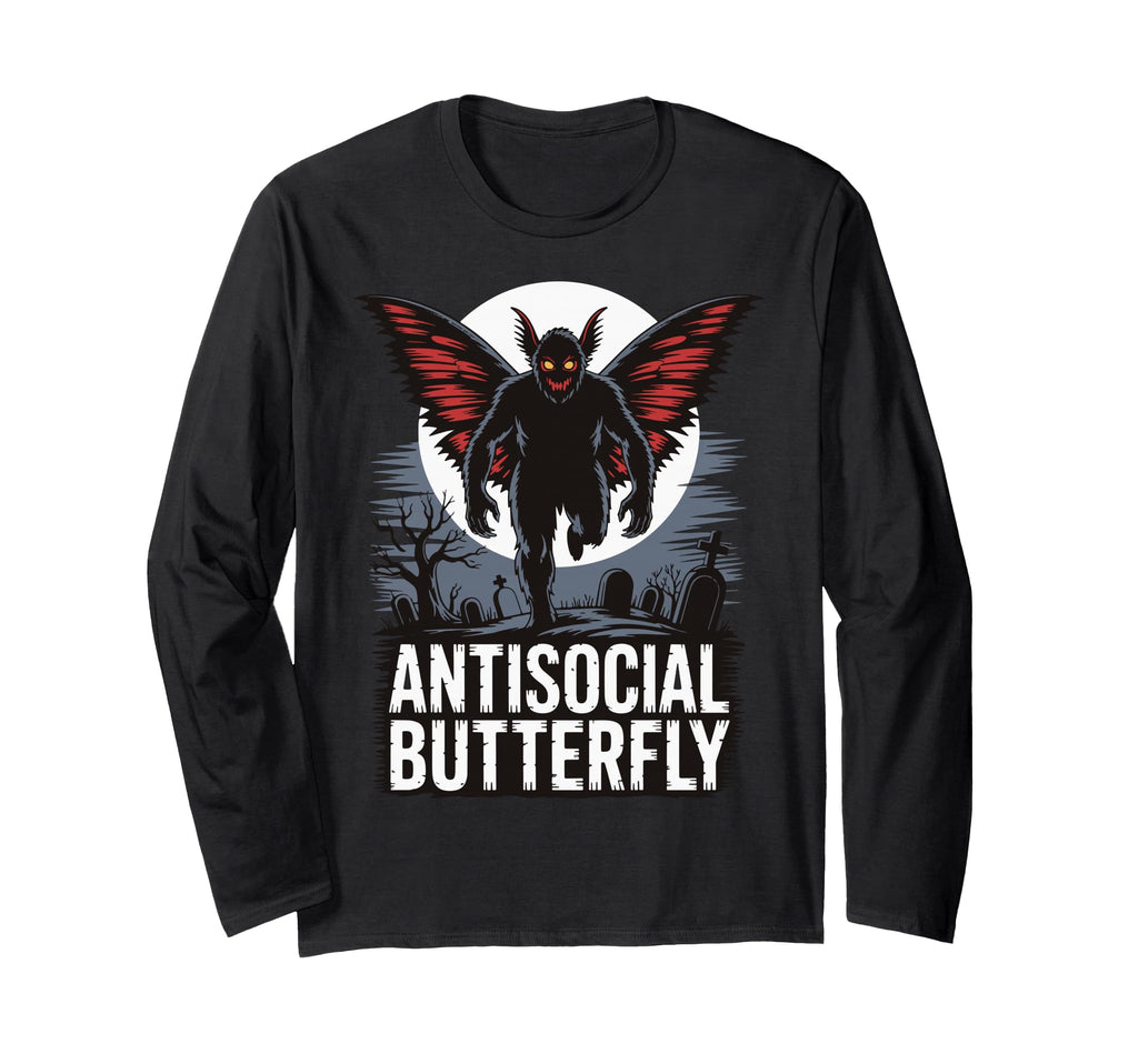 Antisocial Butterfly T-Shirt - Custom Art Print Unisex - T-Shirt, Sweatshirt, Hoodie