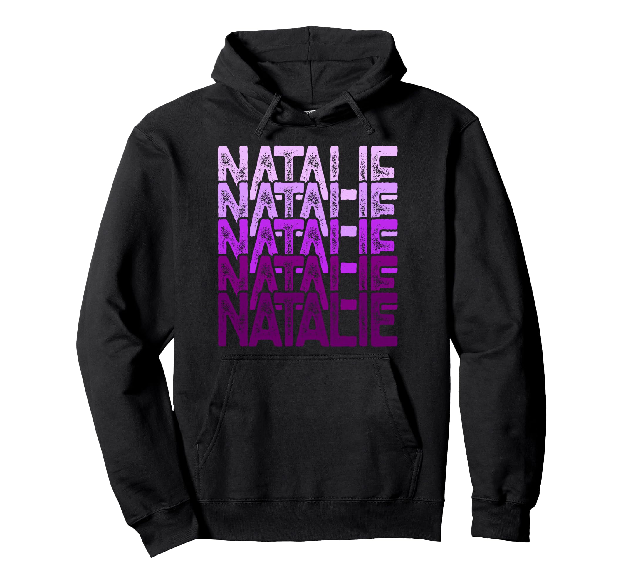 Purple Natalie Name Hoodie - Custom Art Print for Adults - T-Shirt, Sweatshirt, Hoodie