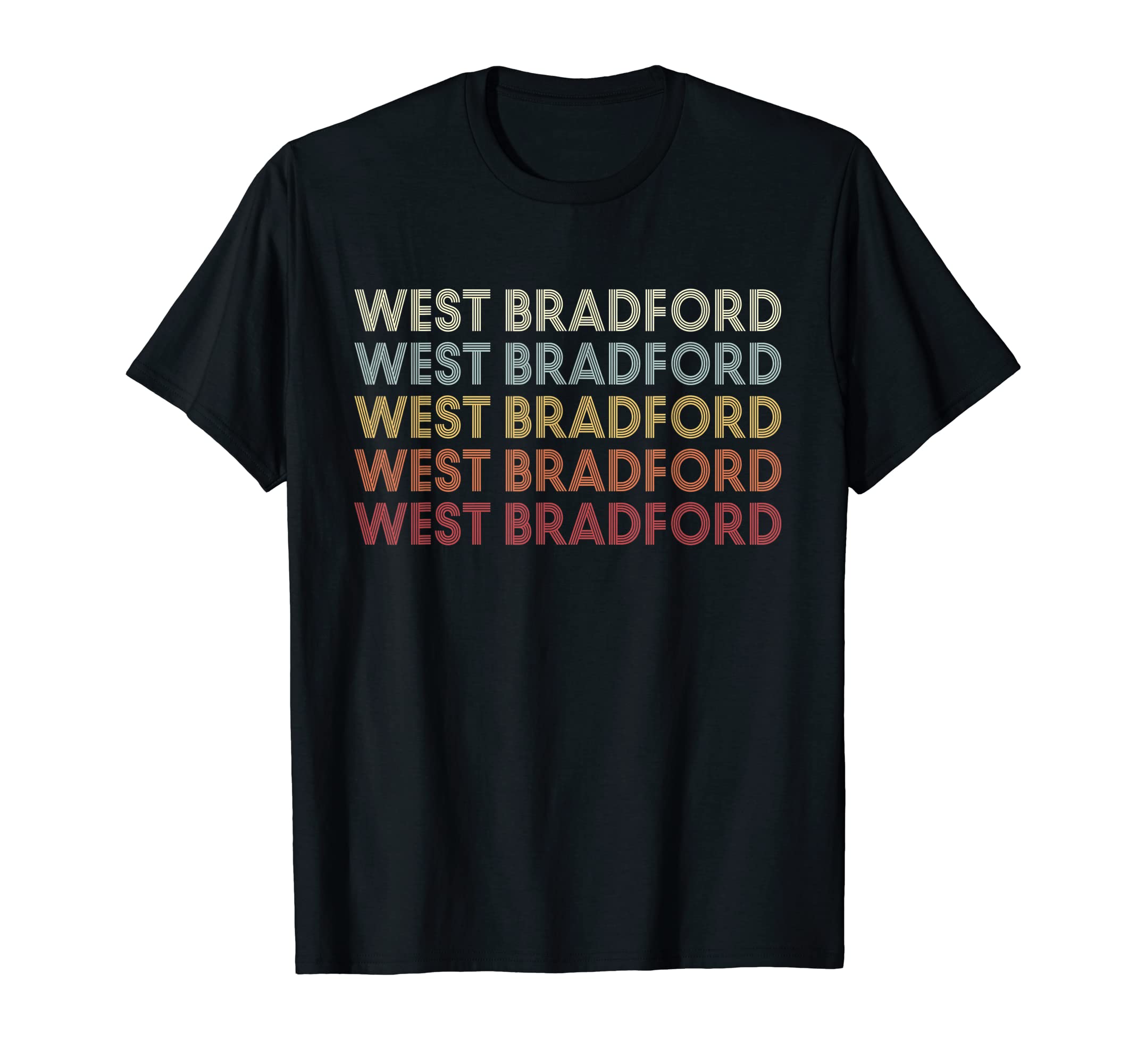 West Bradford Pennsylvania West T-Shirt - Custom Art Print for Adults - T-Shirt, Sweatshirt, Hoodie